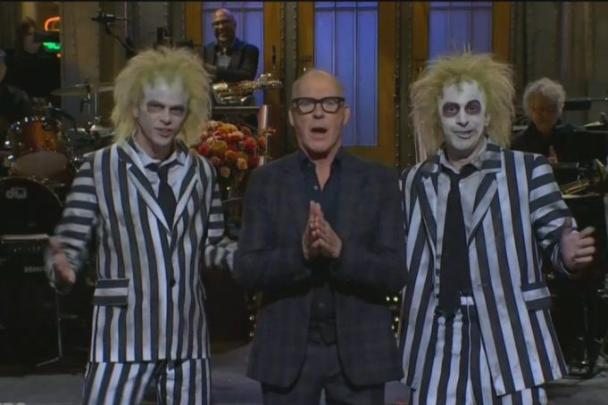 mikey day andy samberg michael keaton snl