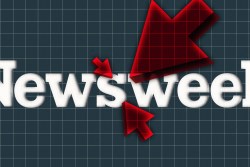 Newsweek logo with arrows