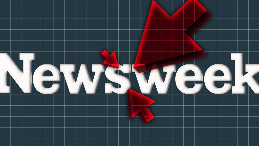 Newsweek logo with arrows