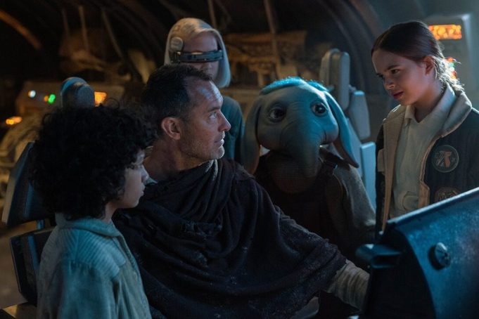 A promotional image from the new show "Star Wars: Skeleton Crew."