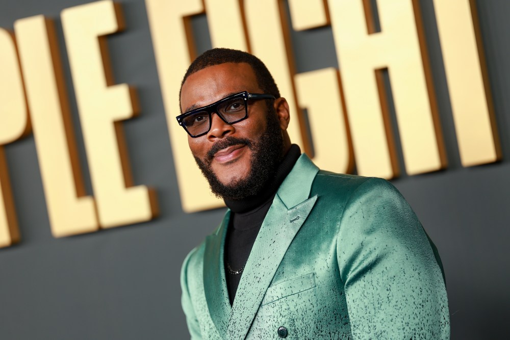 LOS ANGELES, CALIFORNIA - DECEMBER 03: Tyler Perry attends the premiere of Netflix's "The Six Triple Eight" at The Egyptian Theatre Hollywood on December 03, 2024 in Los Angeles, California. (Photo by Matt Winkelmeyer/Getty Images)