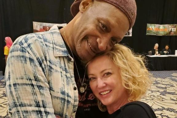 Tony Todd and Virginia Madsen at horror convention