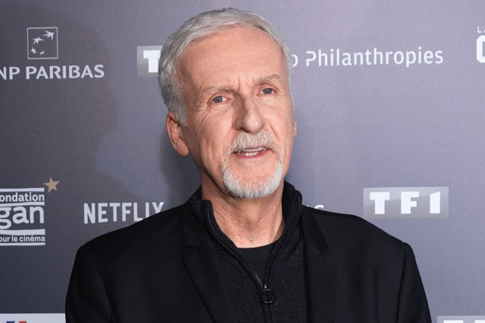 PARIS, FRANCE - APRIL 03: James Cameron attends the "L'Art De James Cameron - The Art Of James Cameron" Exhibition At La Cinematheque on April 03, 2024 in Paris, France. (Photo by Marc Piasecki/Getty Images)